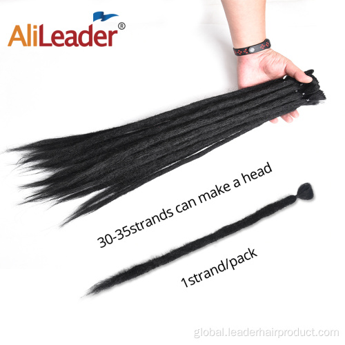 Synthetic Hair Extensions Dreadlocks Colors Dreadlocks Crochet Braid Handmade Hair Extensions Manufactory